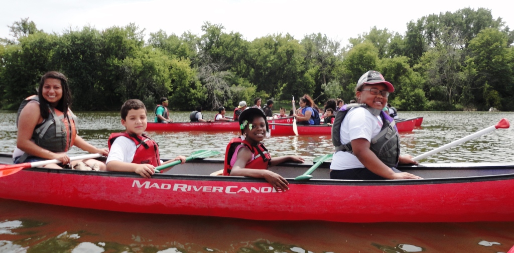 Participants enjoy the natural world in a variety of places (like Skokie Lagoons) in the Chicago area.