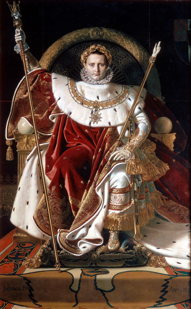Napoleon on his Imperial Throne (Jean Auguste Dominique Ingres); Does this exemplify the character of human exceptionalism in the world we see in the Bible?